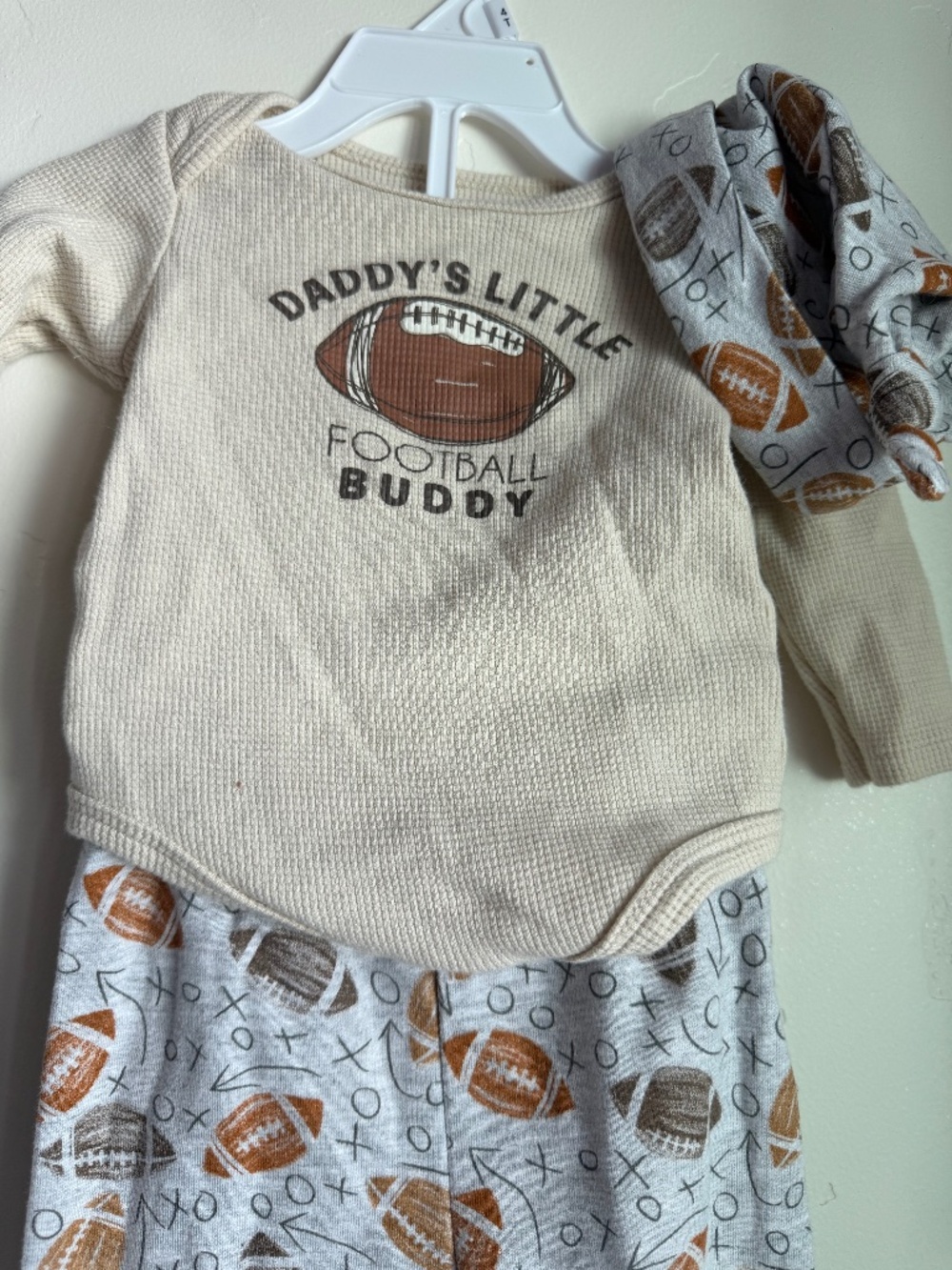 Football themed onesies